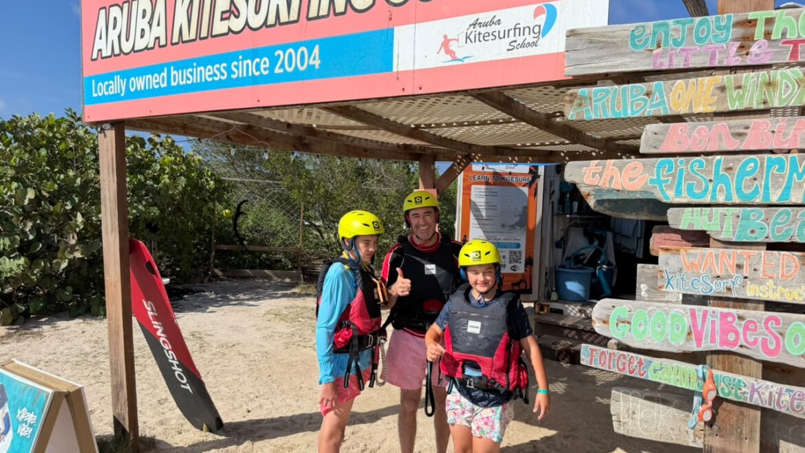 Family Time Kitesurfing in Aruba: Learn, Laugh and Ride Together