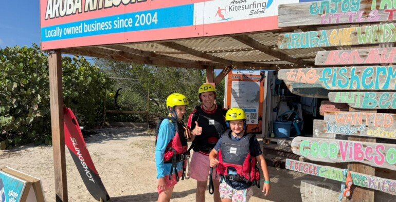 Family Time Kitesurfing in Aruba: Learn, Laugh and Ride Together